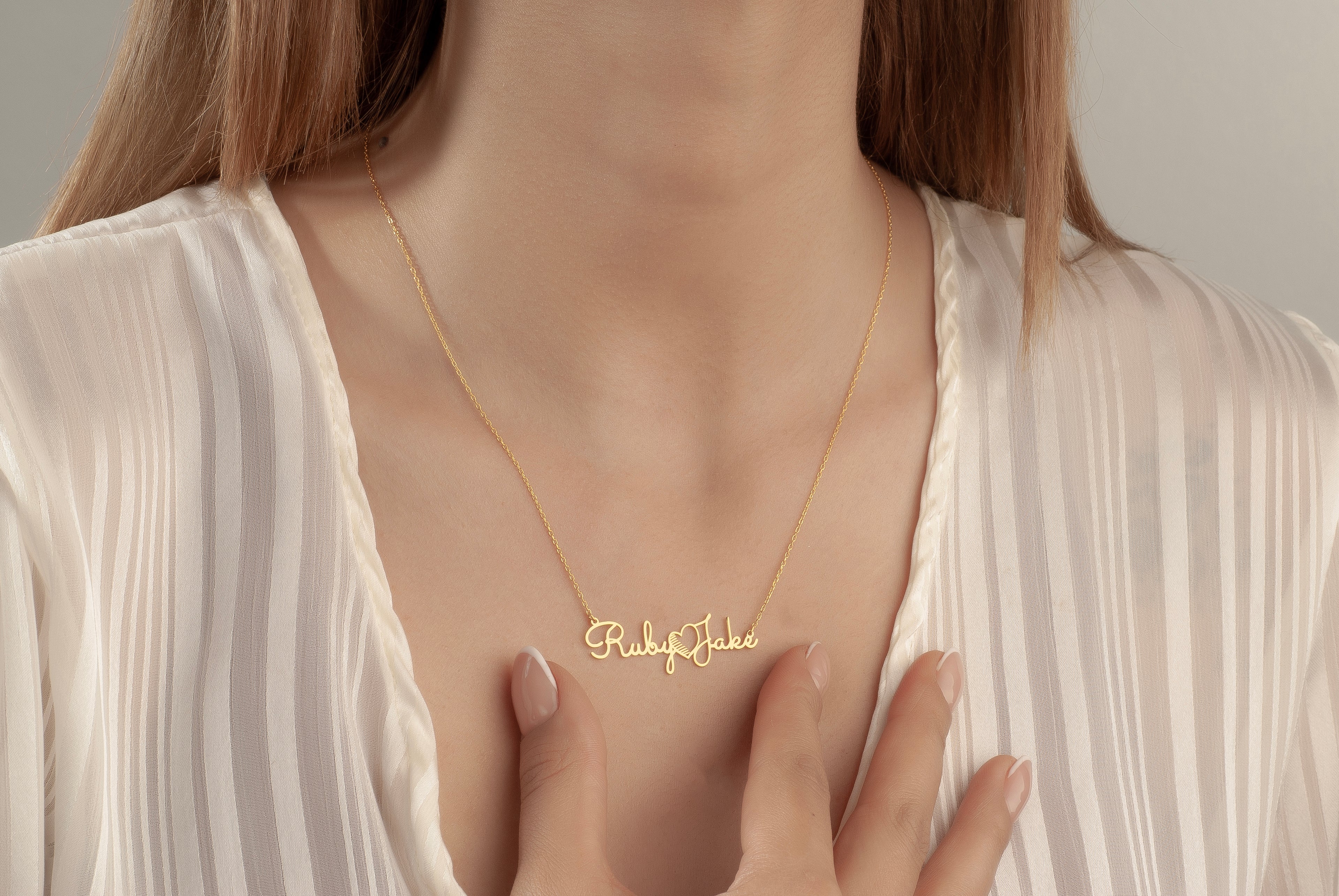 2Lİ KALP İSİM KOLYE 29