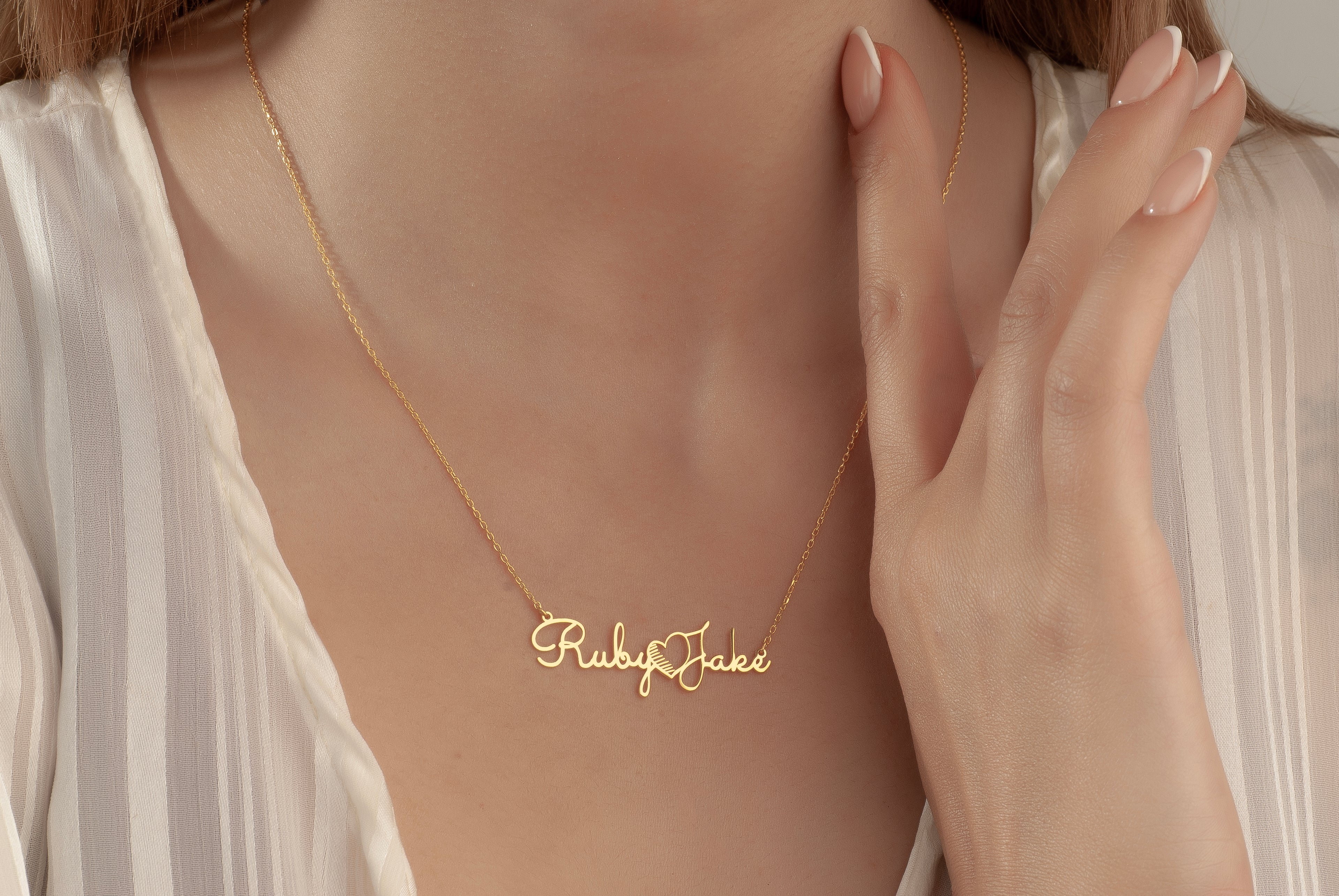 2Lİ KALP İSİM KOLYE 29